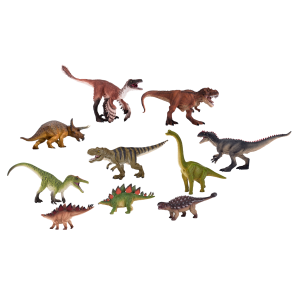 Mojo Dinosaurer og forhistoriske dyr  (10stk) ass