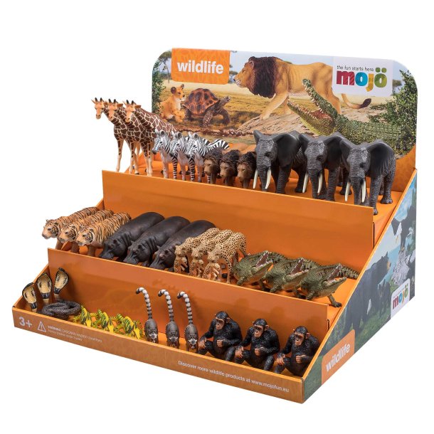 Mojo Wildlife Display Pack 44pc