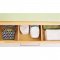 Pinolino Starter set 'Natura' extra wide2-part: cot bed, extra wide changing unit