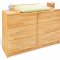 Pinolino Starter set 'Natura' extra wide2-part: cot bed, extra wide changing unit