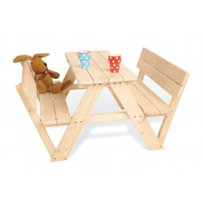Pinolino Benches with table Nicki for 4 with seat back