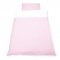 Pinolino Junior Bedding Set 100x135cm / 40x60cm, Vichy-Karo / Pink