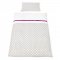 Pinolino Juniorsengesett 100x135cm/40x60cm, Prikker / Gr