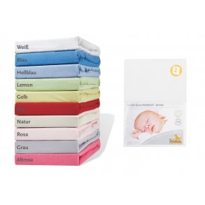 Pinolino Strklagen til Baby og Juniorseng 2 stk.,Jersey/Hvid