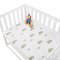 Pinolino Strklagen til Vugge, Bedside Crib og Barnevogn (2 stk.), Jersey/Gr Skyer