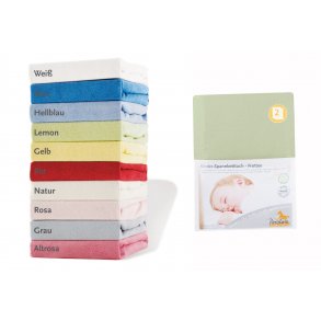 Pinolino Strklagen til Baby og Juniorseng (2 stk.), Frotté/Lemon