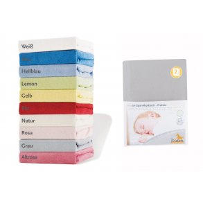 Pinolino Strklagen til Baby og Juniorseng (2 stk.), Frotté/Gr