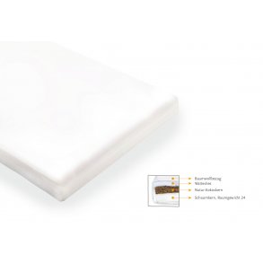 Pinolino Madras til Kombi/Juniorseng, 140x70x7cm, Kokos