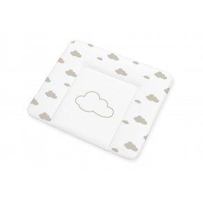 Pinolino Changing mat 'Komfort', plastic, design 'Wlkchen', grey