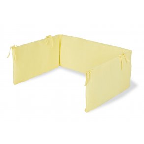 Pinolino Bed Bumper for Cot 165x28cm, Terry / ellow