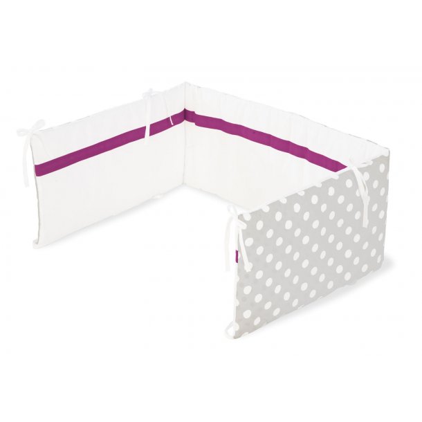 Pinolino Sengerand til Babyseng (165x28 cm), Prikker/Gr�