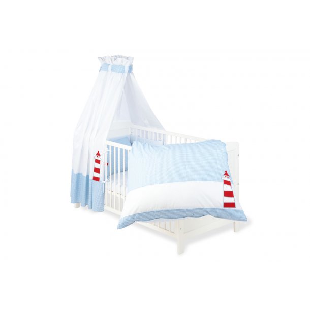 Pinolino Tekstil Udstyr til Tremme-/Babyseng (4 dele), Skib Ohoi