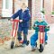 Pinolino Kombi Sparkcykel, Trehjulinh och Springcykel, Theo/Natur-R�d
