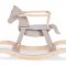 Pinolino Rocking Horse with Safety Brace, Pinolino/Beechwood/Grey