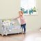 New 2020 Children's bookshelf on wheels 'Lasse', grey