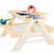 Pinolino Legebord med Vaske til Udendrsbrug, Matsch-Niki/Natur Tr