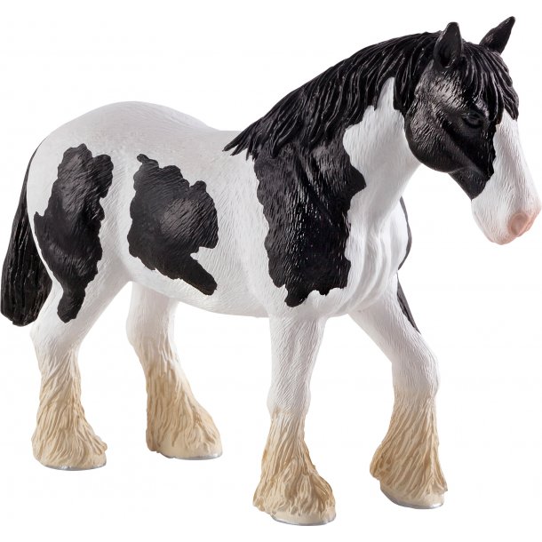 Mojo Clydesdale Horse, Black/White
