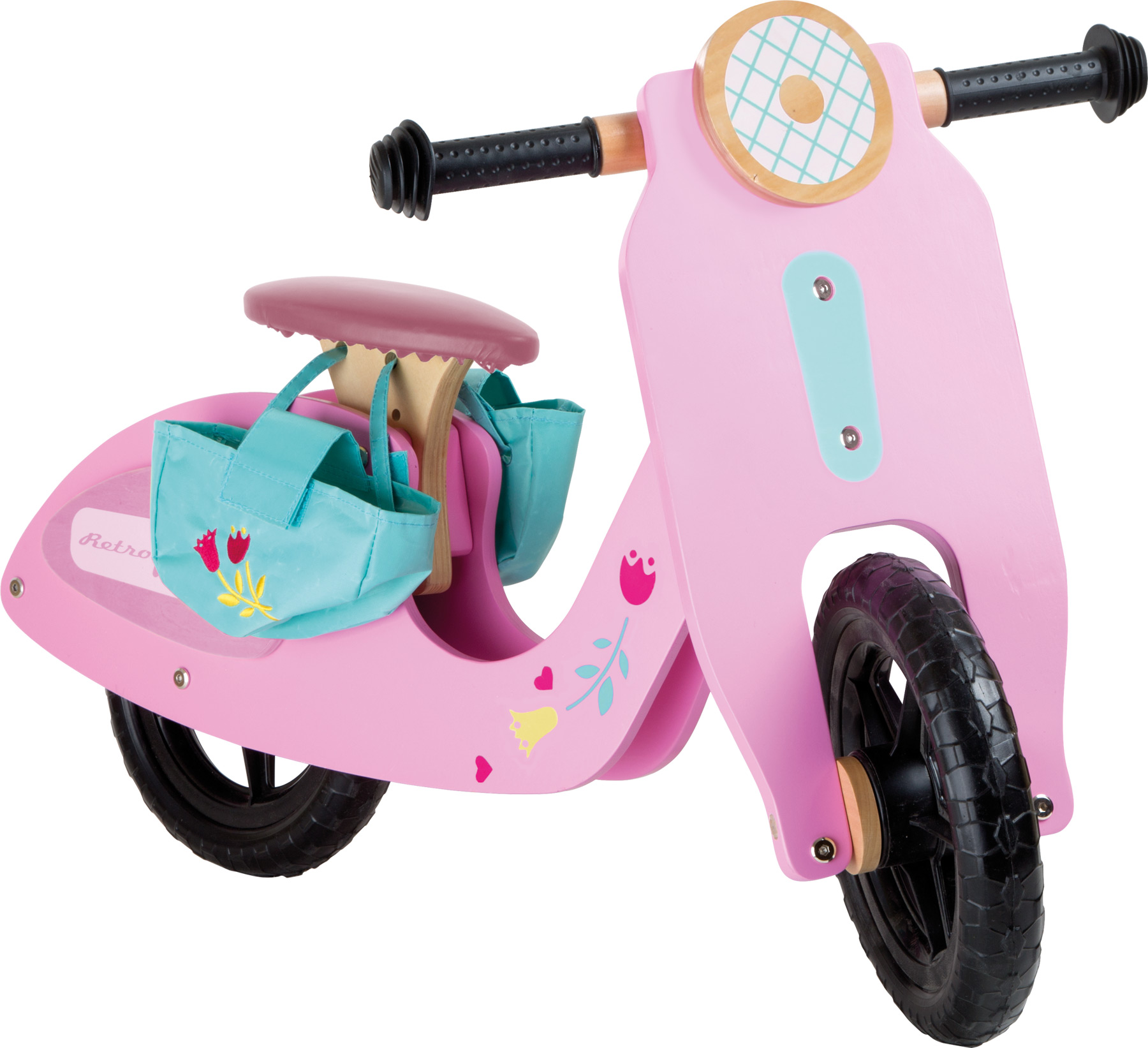 pink small bike