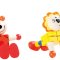 small foot Display Flexible Animals (12 pcs)