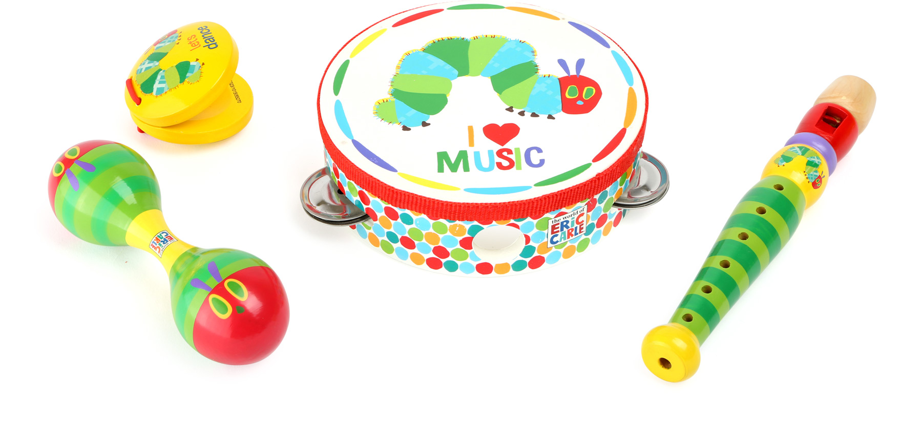 Small Foot Company 8524 Musik-Set 'Obst' Aus Holz – Kinder-Instrumente Für Ersten Musikspaß