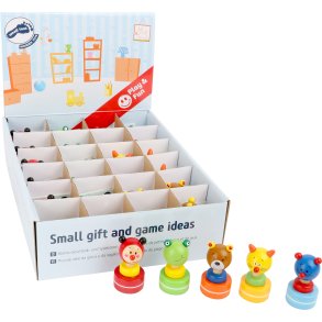 Smallfoot Display Colourful Wooden Animalstamps