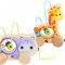 Smallfoot Pull-along Animals with Bead Rollercoaster Display  
