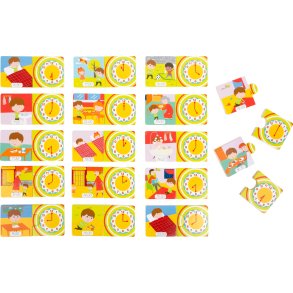 small foot Puslespil, Lr Klokken