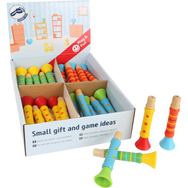 Smallfoot Colourful Trumpets Display  