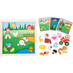 small foot Magnet Puslespil, Bondegrden