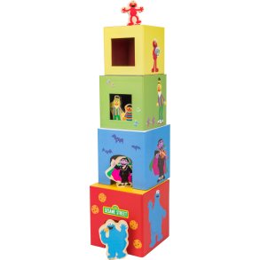 small foot Stabletrn med Figurer, SESAME STREET