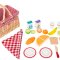 small foot Picnic basket with breakfast