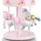 small foot Music Carousel, Horses / Pink