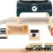 small foot Two-Floor Train Station with Accessories