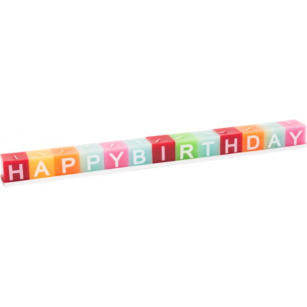 Happy Birthday Birthday Candles, Dice-shapes