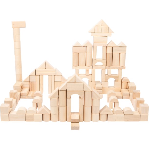 small foot Wooden blocks in Bag (200 pcs), Nature