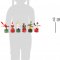 Dancing Christmas Figurines Display