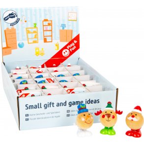 Hopping Christmas Figurines Display