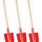 Shovels 3-Pack, red