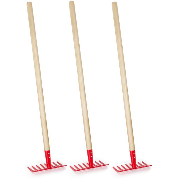 Rakes 3-Pack, red