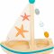 small foot Bath toys, Starfish Sailboat