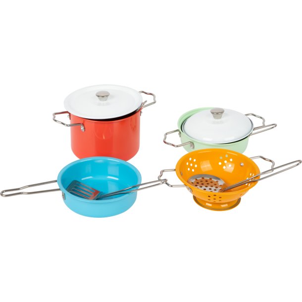small foot Cookware Set for Play Kitchen - Play kitchen and food - Import  for Kids ApS