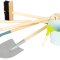 small foot Garden Tools, black
