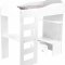 small foot Doll's Loft Bed with Desk