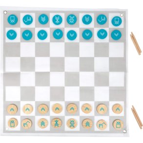 small foot Dam og Skak Spil til Havebrug, Active