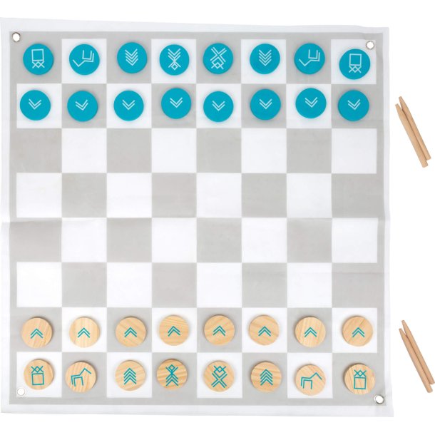 small foot Checkers and Chess for Garden Use, Active