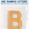 small foot ABC Bokstav B, Bambus
