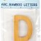 small foot ABC Bogstav D, Bambus