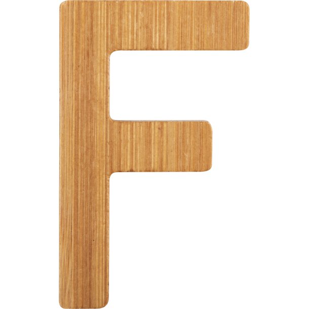 small foot ABC Bogstav F, Bambus