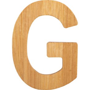 small foot ABC Bogstav G, Bambus