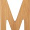 small foot ABC Bogstav M, Bambus